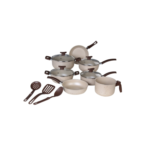 Jogo De Panelas Antiaderente Premium 10 Peças Bianco