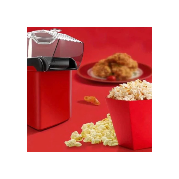 Pipoqueira Elétrica Vapor Livre de Óleo Ar Quente Vermelha1200w 110/220 Volts Minijoy