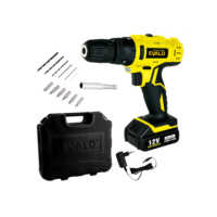 Parafusadeira Furadeira Bateria 12V com Impacto Bivolt PFE-012EVI Maleta e Kit EVALD