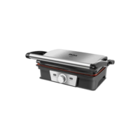 Grill Philco Pgr19pi Inox Antiaderente Redstone 1500w Cor Preto com Prata