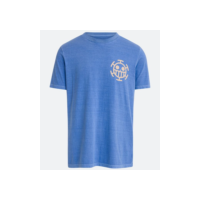Camiseta Regular em Meia Malha com Estampa Law de One Piece Azul