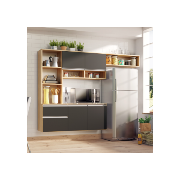 Armário Cozinha Compacta Sol 5 Portas 1 Gaveta
