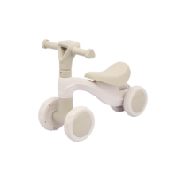 Bicicleta Andador Equilíbrio Sem Pedal 4 Roda Zippy Toys (Bege)
