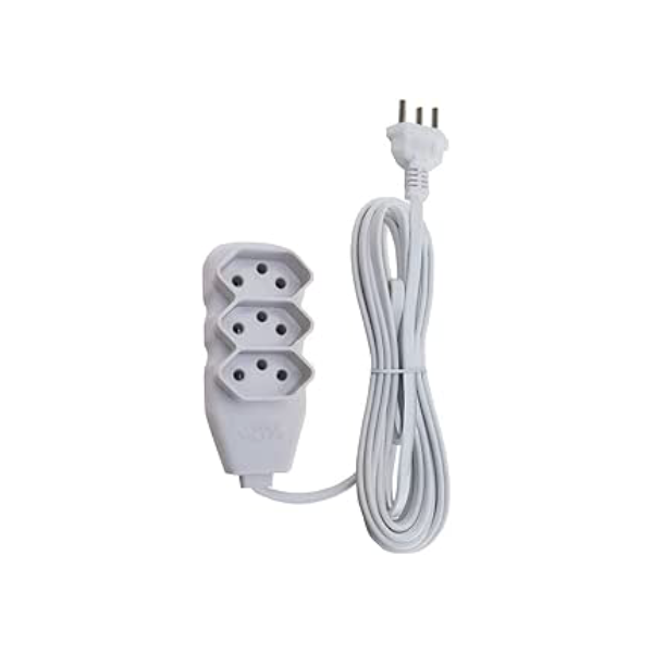 Force Line - Extensão Slim 3 Tomadas Tripolar Bivolt 1 Metro
