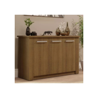 Buffet Aparador Para Sala De Jantar Madesa 3 Portas Cor Rustic 72705Z1