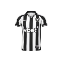 Camisa Botafogo I 25/26 s/n Torcedor Reebok Masculina - Branco+Preto
