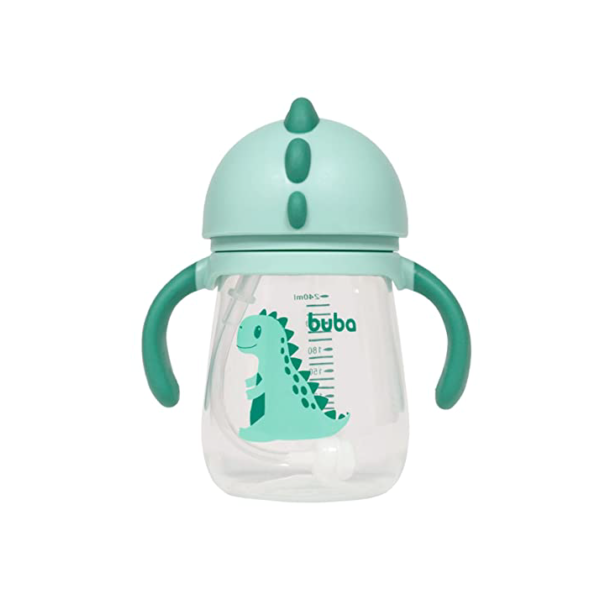 Copo Dino com Alça, Buba, Azul