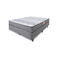 Cama Box Colchão Casal Firme Espuma D33 Antialérgico Certificado 138x188x51cm - BF Colchões