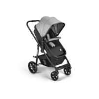 Carrinho Passeio Beyond 2 em 1 Assento Moisés 0-15kgs Cinza Multikids Baby - BB429