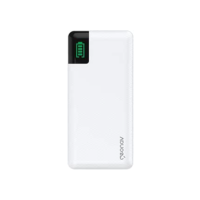 Geonav Power Bank, Carregador Portátil Universal 16.000mAh, 2 portas USB + 1 porta USB-C, Led Indicador de bateria, PB16KWT, Branco
