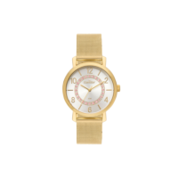 relógio analógico feminino condor co2039mug-k4k dourado