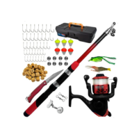 Kit De Pesca Completo 1 Vara 1,70m + 1 Molinete + Itens