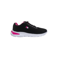 Tênis Feminino Sandrini Belle Caminhada Academia Preto Rosa