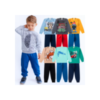 Kit 8 Peças Conjunto Moletom Infantil Menino 1 ao 16 Masculino Outono Inverno