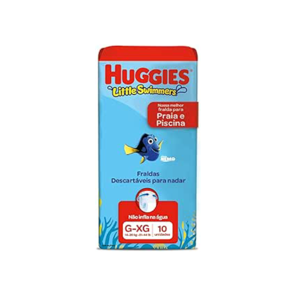 Fralda Huggies Little Swimmers G/XG - 10 Fraldas