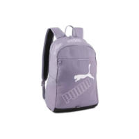 Mochila Puma Mochila Puma Phase II com design de tecido liso roxo unissex