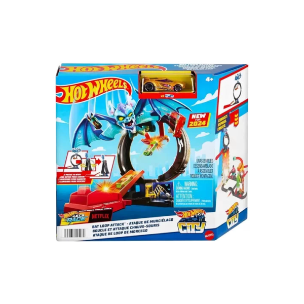 Hot Wheels City Pista Ataque do Morcego Mattel Cor Multicolorido
