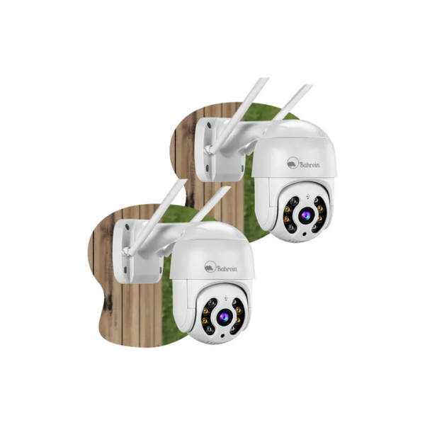 Kit 2câmera Ip Icsee Prova D'água Infravermelho Externa Wifi - Bahrein