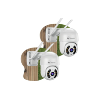 Kit 2câmera Ip Icsee Prova D'água Infravermelho Externa Wifi - Bahrein