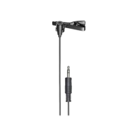 Microfone de Lapela Audio Technica Omnidirecional Condensador Com Bateria - ATR3350xiS