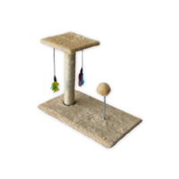 Arranhador Para Gatos Poste Brinquedo Bolinha Interativo