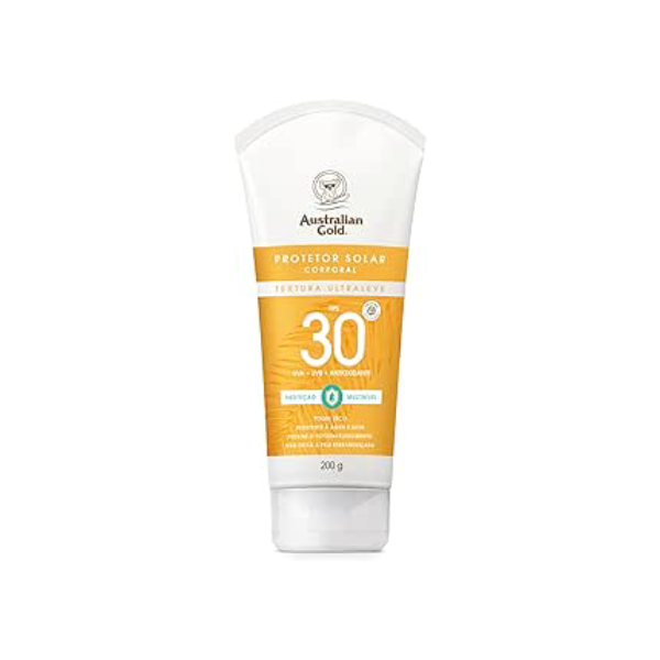 AUSTRALIAN GOLD PROTETOR SOLAR CORPORAL GEL CREME FPS30 200G
