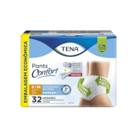 Tena Pants Confort, Roupa Íntima para Incontinência Urinária, P/M - 32 unidades