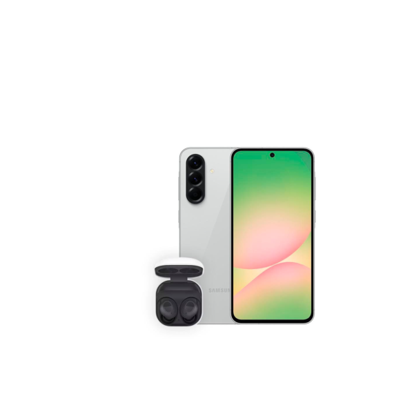 Smartphone Samsung Galaxy A56 5G Cinza 128GB, 8GB RAM, Câmera Tripla 50MP, Tela Super AMOLED 6.7", IP67, NFC e Recursos AI + Galaxy Buds FE - Grafite