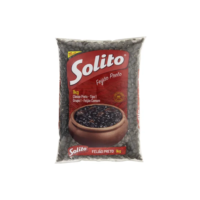 Feijão preto Solito em pacote sem glúten 1 kg