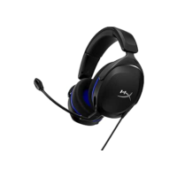 “HyperX Cloud Stinger 2 Core – Fone de ouvido para jogos para PlayStation, fone de ouvido leve sobre a orelha com microfone, função giratória para mudo, drivers de 40 mm – Preto