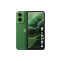 Smartphone Motorola Moto g35 5G - 128GB 12GB (4GB RAM+8GB Ram Boost) e Camera 50MP com AI NFC Tela 6.7" com Superbrilho - Verde - Vegan Leather