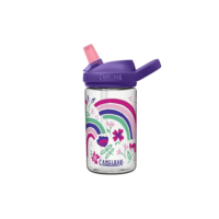 CamelBak, Garrafa Infantil Eddy Kids de 400ml, com Tecnologia Tritan, Resistente à Quebra e Arranhões, Estampa de Arco Iris.