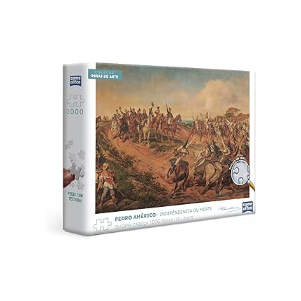 Toyster - Independência ou Morte Quebra-Cabeça 1000 Peças - Coleção Obras de Arte - Game Office