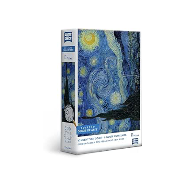 Toyster - Quebra-cabeça: Vincent Van Gogh: A Noite Estrelada - 500 peças nano - Game Office