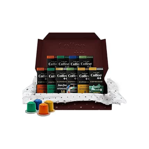 Kit 100 Cápsulas Coffee Mais, compatível com Nespresso Variedades