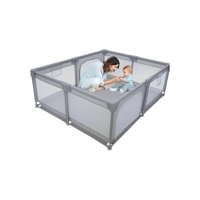 Cercadinho para Bebê Chiqueirinho Infantil Playground Desmontável Portátil Grande 180 x 150