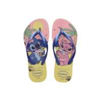 Chinelo Havaianas Kids Slim Lilo E Stitch Amarelo 4150250