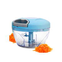 Mini Processador E Triturador De Alimentos Manual 3 Laminas 400ML1UNI COR ALEATORIA