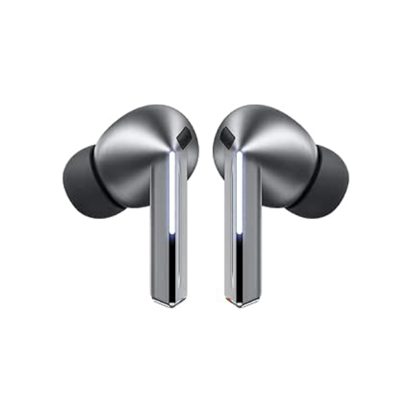 Samsung Galaxy Buds3 Pro, Fone de Ouvido sem fio,Alto-Falantes Duplos, Cancelamento Ativo de Ruído Inteligente, Áudio Hi-Fi, Áudio 360, Tradução Simultanêa com Galaxy AI, Equalizador Adaptativo, Cinza