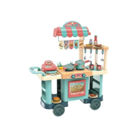 Replay Kids Cozinha Infantil Bancada Food Truk, Forno e Fogão Com Acessórios e Caixa Registradora, Multicolorida