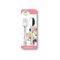 Simonaggio Jogo De Talheres Infantil Disney Baby Minnie Inox Pacote De 2