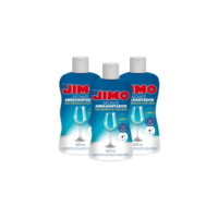 Kit 3 Jimo Secante Abrilhantador 100ml Lava-Louças Brilho Intenso Secagem Rápida Antimanchas Cozinha Taças Copos Prato Vidro