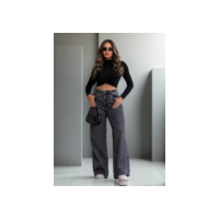 Calça Jeans Feminina Wide Leg Pantalona  100% Algodão