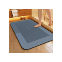 kit Tapete para Banheiro de Secagem Rápida e Super Absorvente Ideal para Chuveiro Cozinha e Varanda