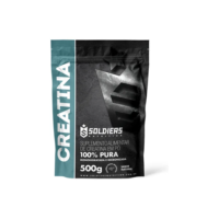 Creatina Monohidratada 500g Soldiers Nutrition Sabor Natural