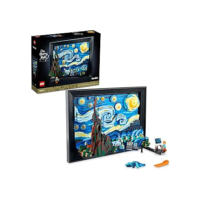 LEGO® Ideas Vincent van Gogh - A Noite Estrelada – kit para construção de modelo e exposição de arte 3D para adultos