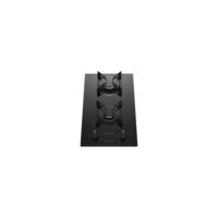 Cooktop 2 Bocas Preto Mesa de Vidro Atlas U Top Bivolt