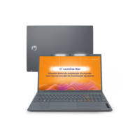 Notebook Positivo Vision C15 Lumina Bar Celeron 4gb 128gb Emmc Tela 15 Hd Antirreflexo Windows 11 Tecla Link Cinza