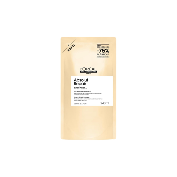 REFIL SHAMPOO ABSOLUT REPAIR LORÉAL PROFESSIONNEL SERIE EXPERT 240ML