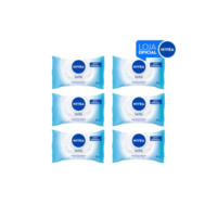 KIT NIVEA Sabonete Em Barra Hidratante Leite 85g - 6 Unidades
